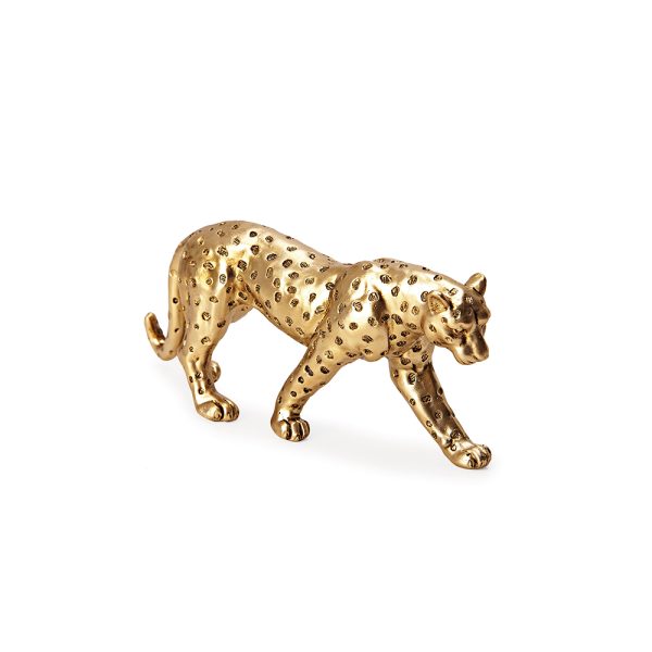 15900 - Escultura Leopardo Em Polirresina