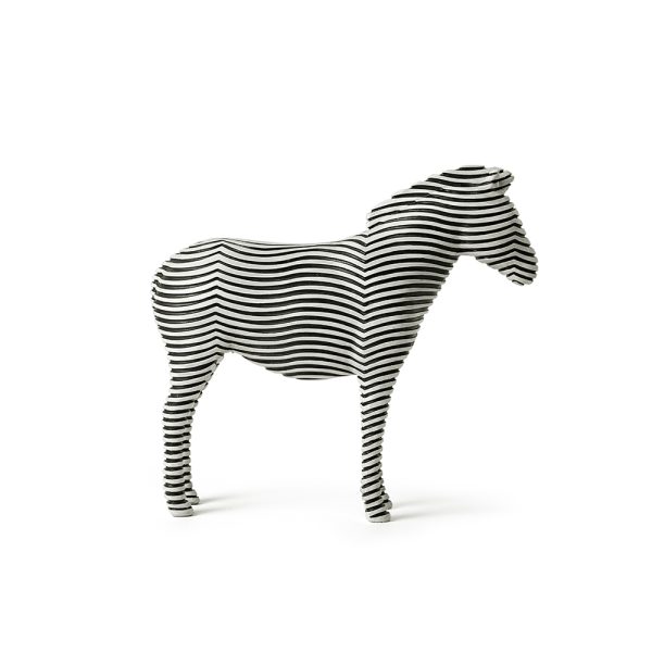 16343 - Escultura Zebra Em Polirresina