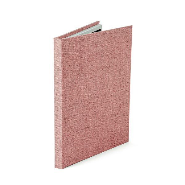 16700 - LIVRO-CAIXA EM MDF COM REVEST. EM LINHO