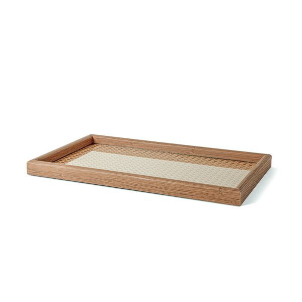 16753 - Bandeja Em Mdf Com Rattan