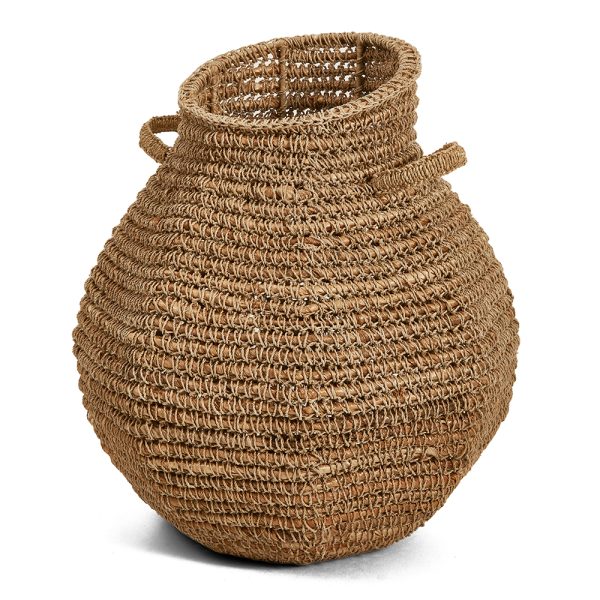 17815 - Vaso Em Fibra Natural