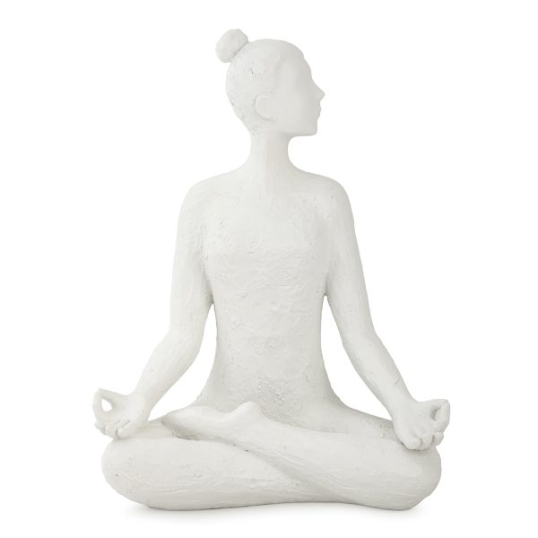 18521 - Escultura Yoga Em Polirresina