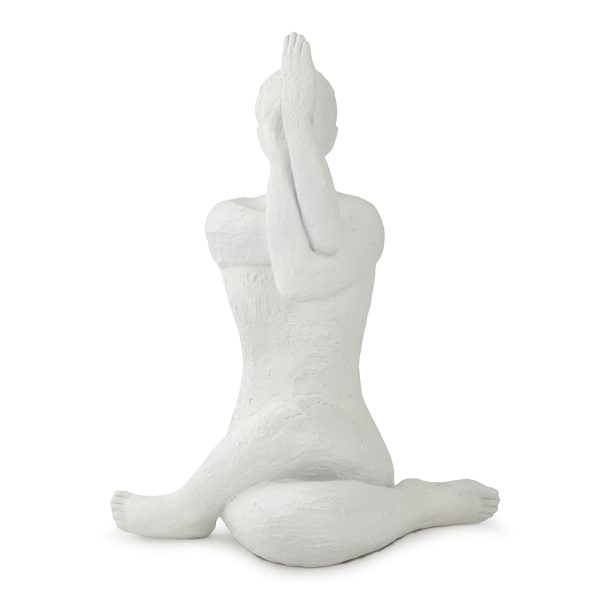 18522 - Escultura Yoga Em Polirresina