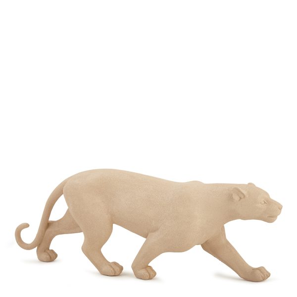 18768 - Escultura Leopardo Em Polirresina