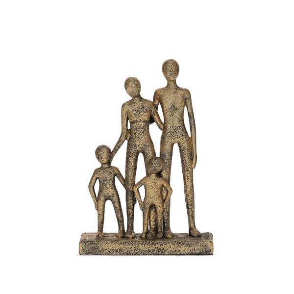 20124 - ESCULTURA FAMÍLIA EM POLIRRESINA